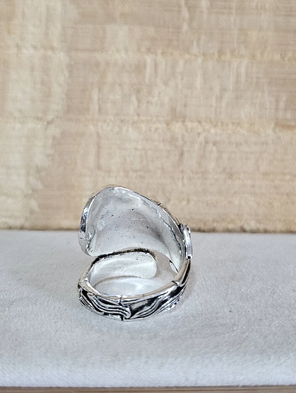 Two Love Birds Spoon Ring